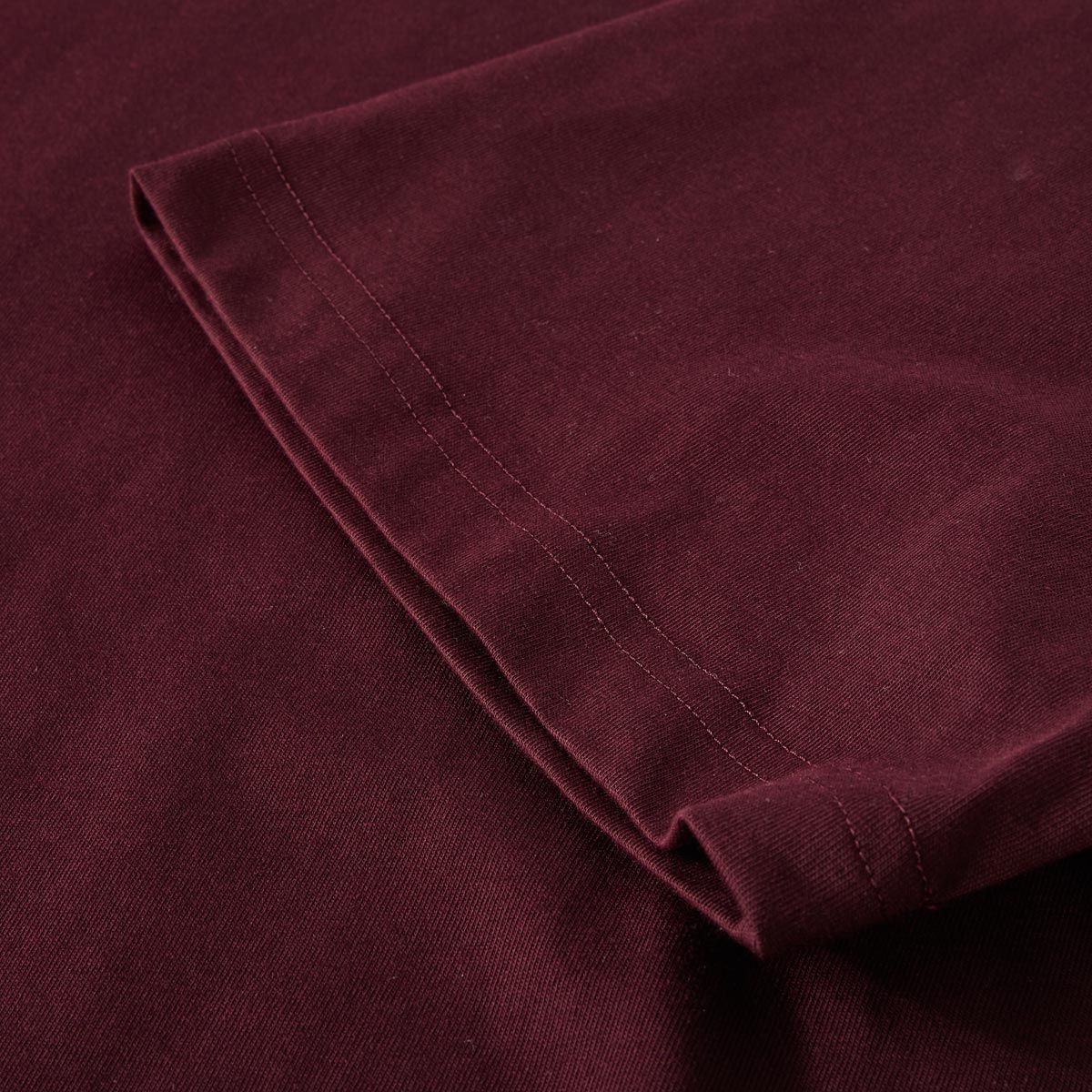 LACOSTE T-Shirt aus Baumwolljersey dunkelrot