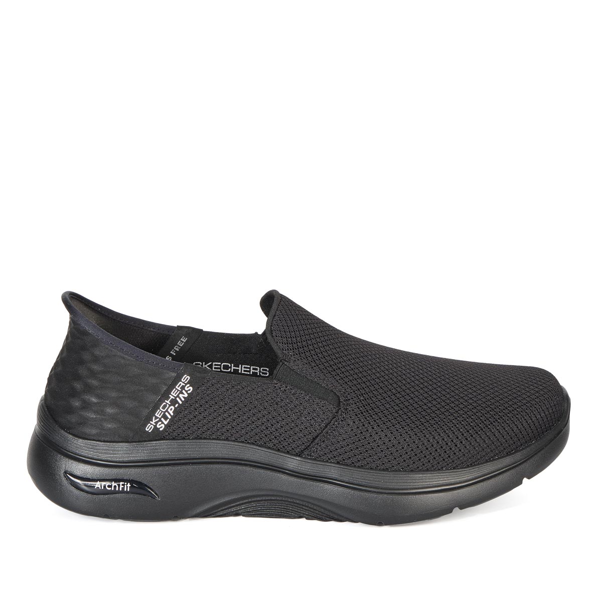 SKECHERS Sneaker Slip-ins "GO WALK Arch Fit", extraweit schwarz
