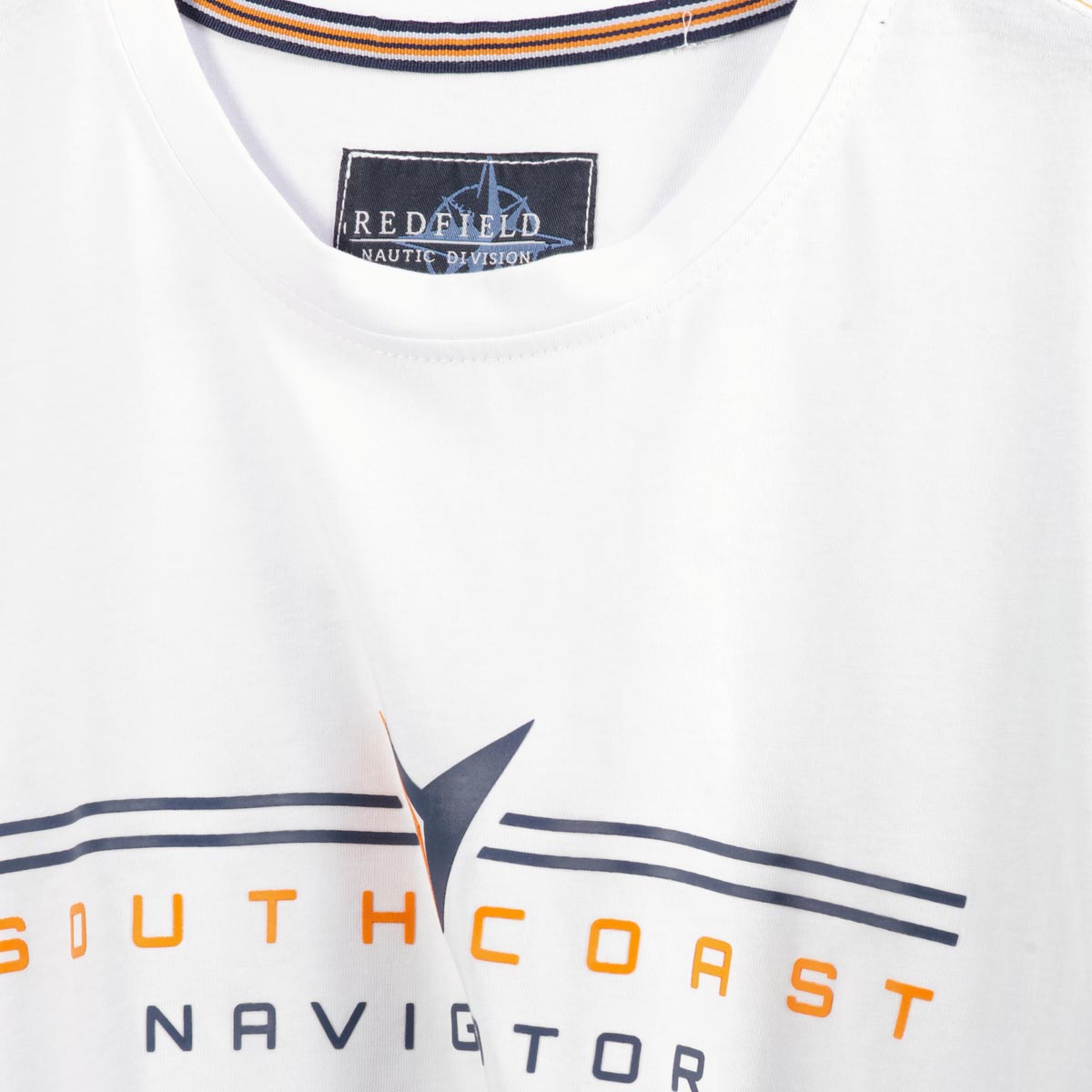 Redfield T-Shirt mit Print weiß