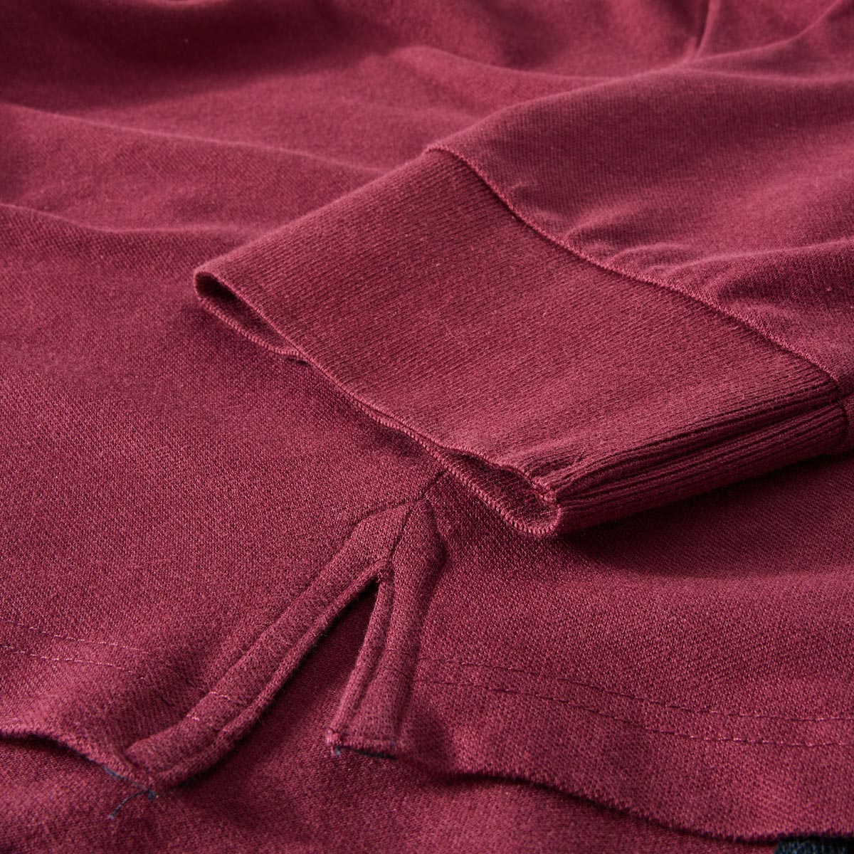 North Poloshirt mit Elasthan dunkelrot