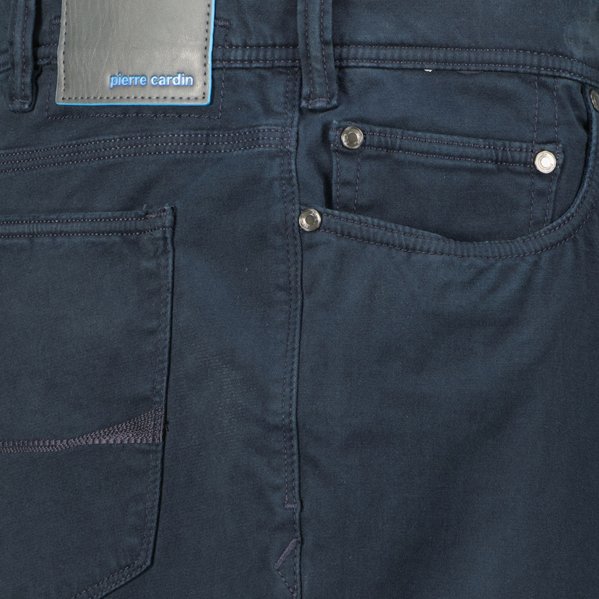 Pierre Cardin Baumwollhose „Antibes“ mit Stretch, Futureflex dunkelblau