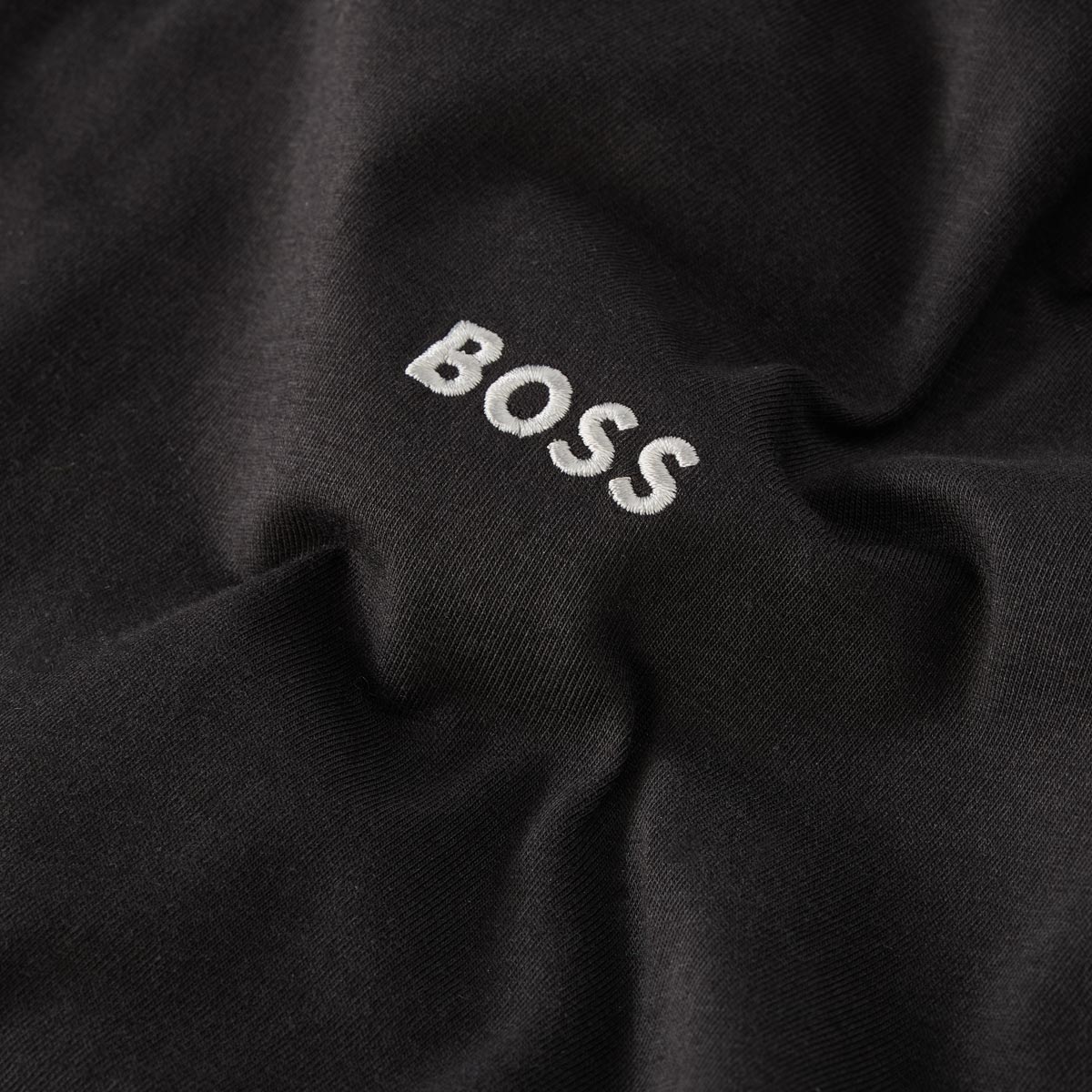 BOSS Sweatjacke mit Stretch schwarz
