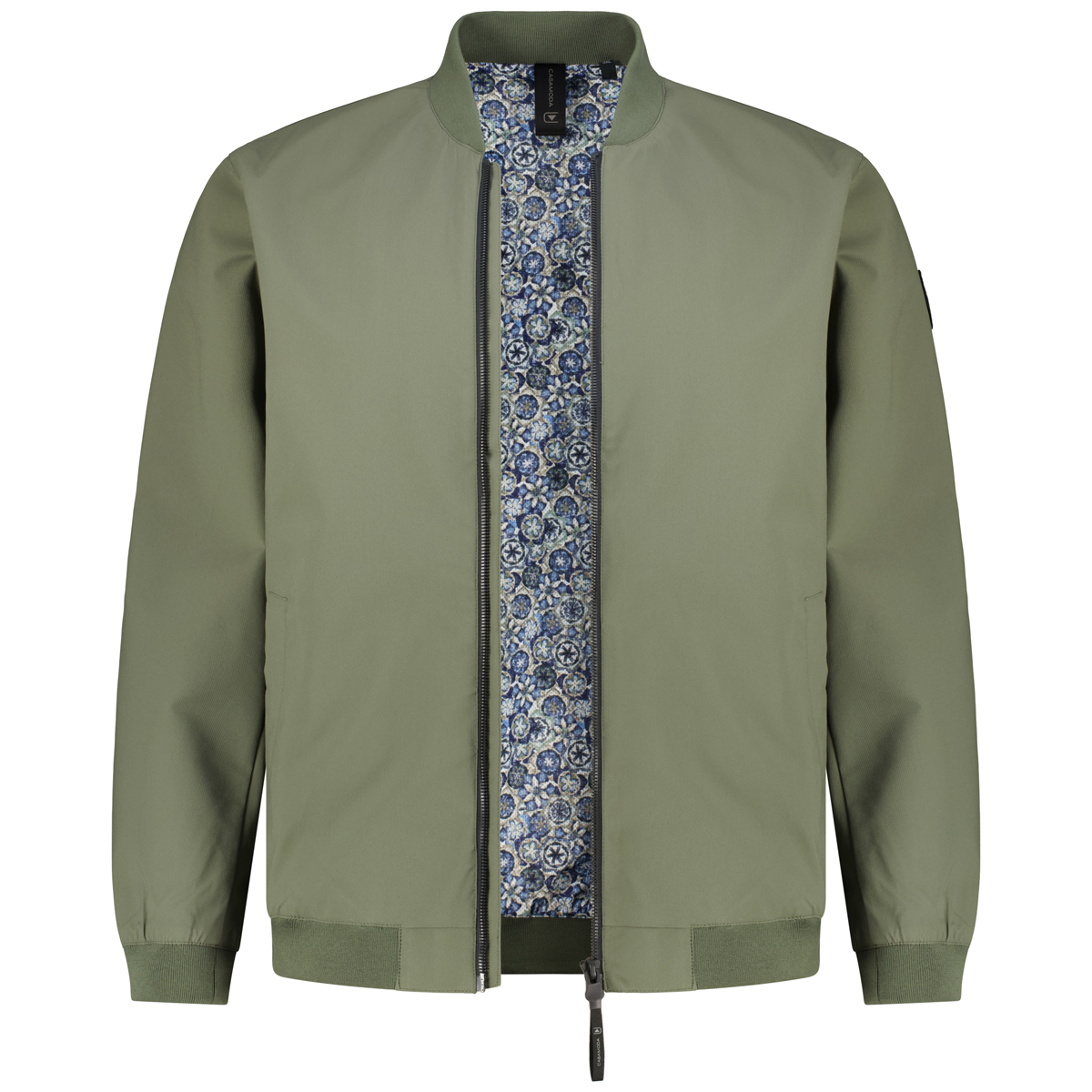 CASA MODA Leichte Blousonjacke, wind- und wasserabweisend dunkelgrün