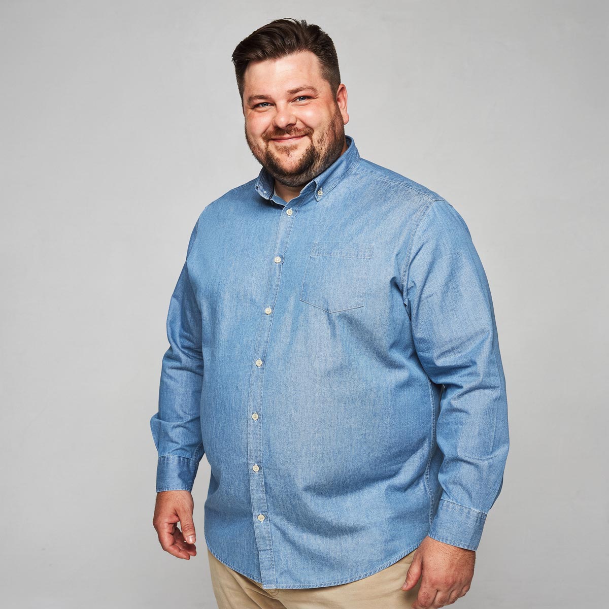 Pfundskerl Jeanshemd, leicht jeansblau