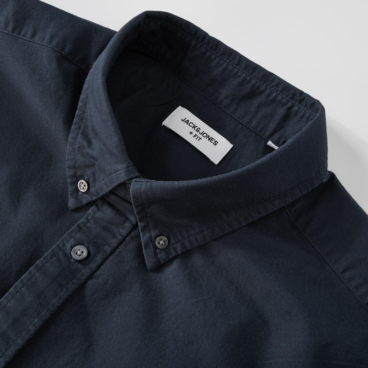 Jack&Jones Freizeithemd aus Baumwolle dunkelblau