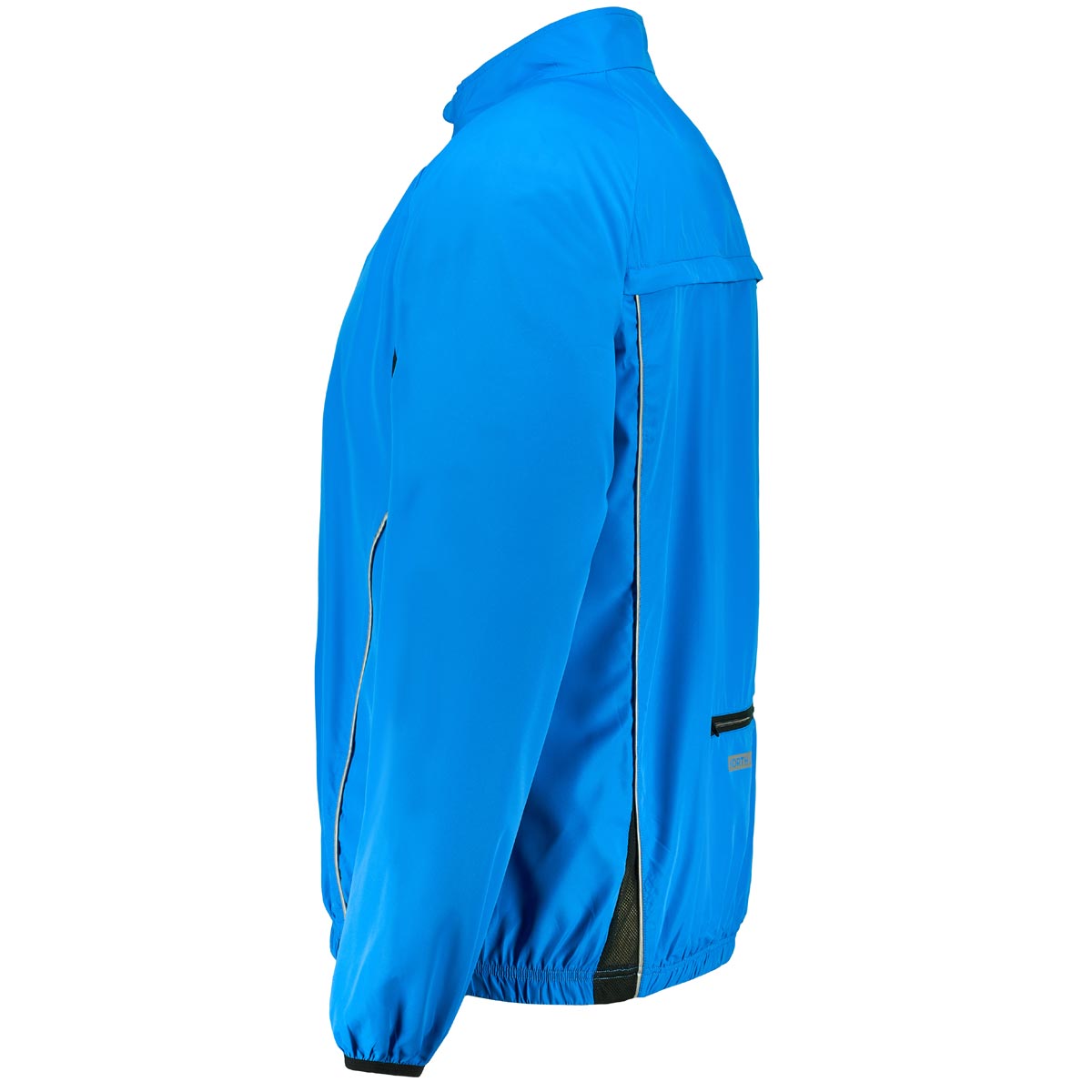 North Ultraleichte Radjacke mit reflektierenden Elementen, winddicht blau