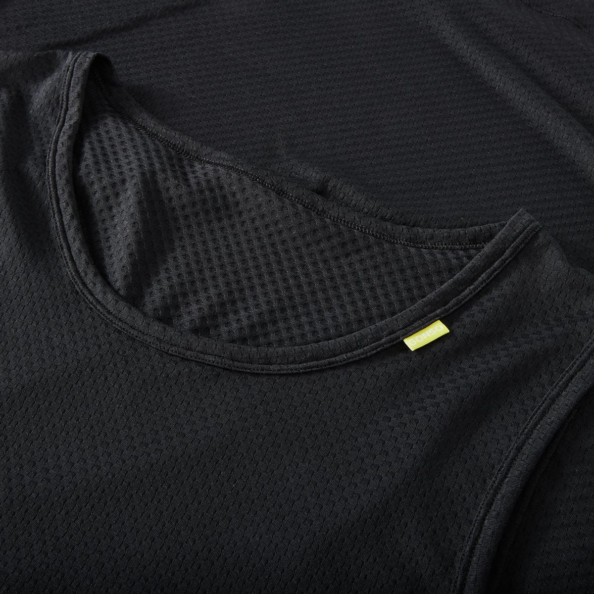 Gonso Leichtes Rad-Unterhemd,  atmungsaktiv und schnelltrocknend schwarz