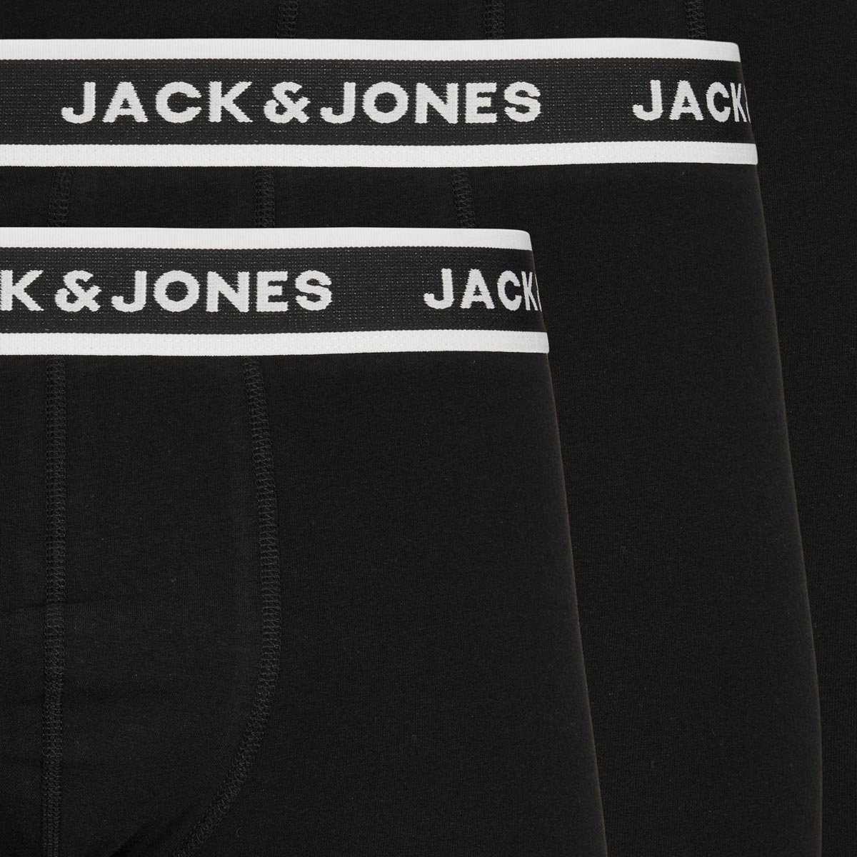 Jack&Jones 3er-Pack Pants aus Baumwolle mit Elasthan schwarz