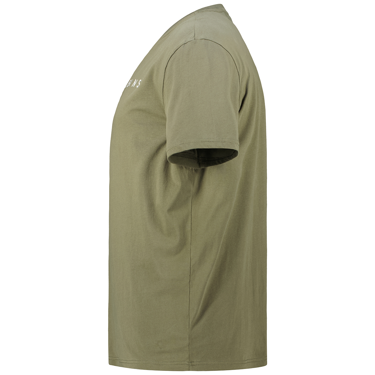 Tommy Jeans T-Shirt mit Label-Stickerei oliv Tommy Jeans T-Shirt mit Label-Stickerei oliv