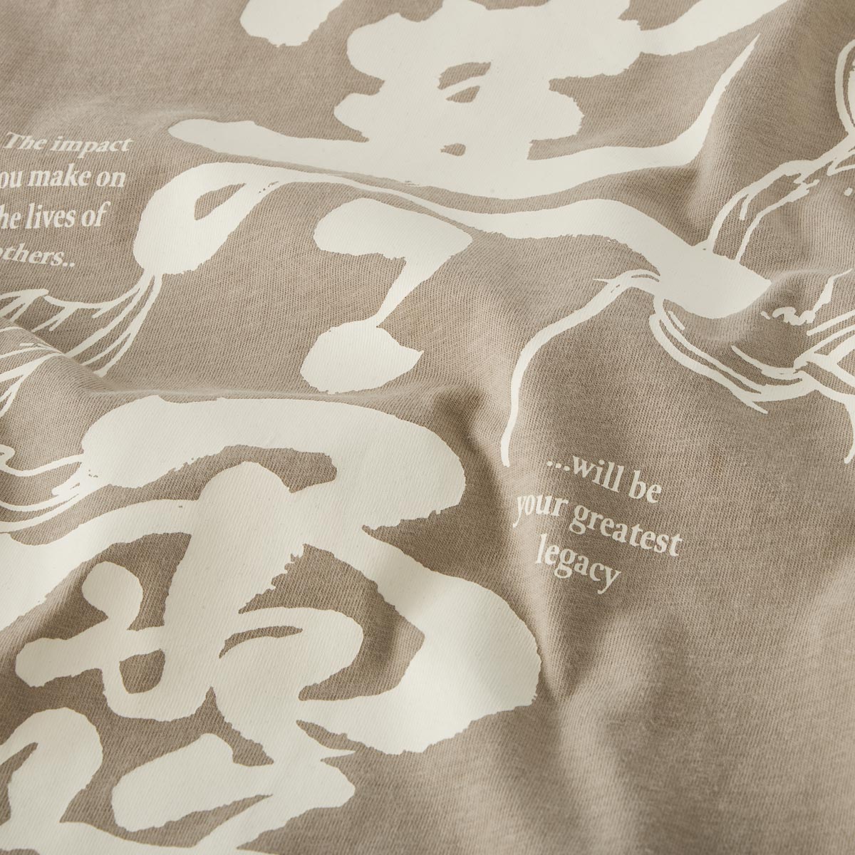 Jack&Jones T-Shirt mit Rückenprint khaki