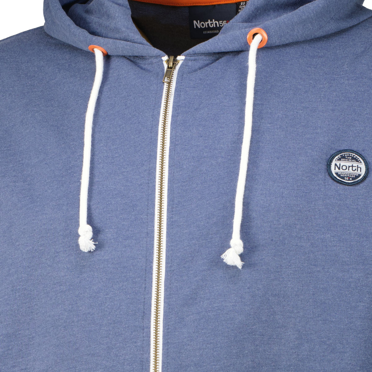 North Sweatjacke aus Baumwolle blau