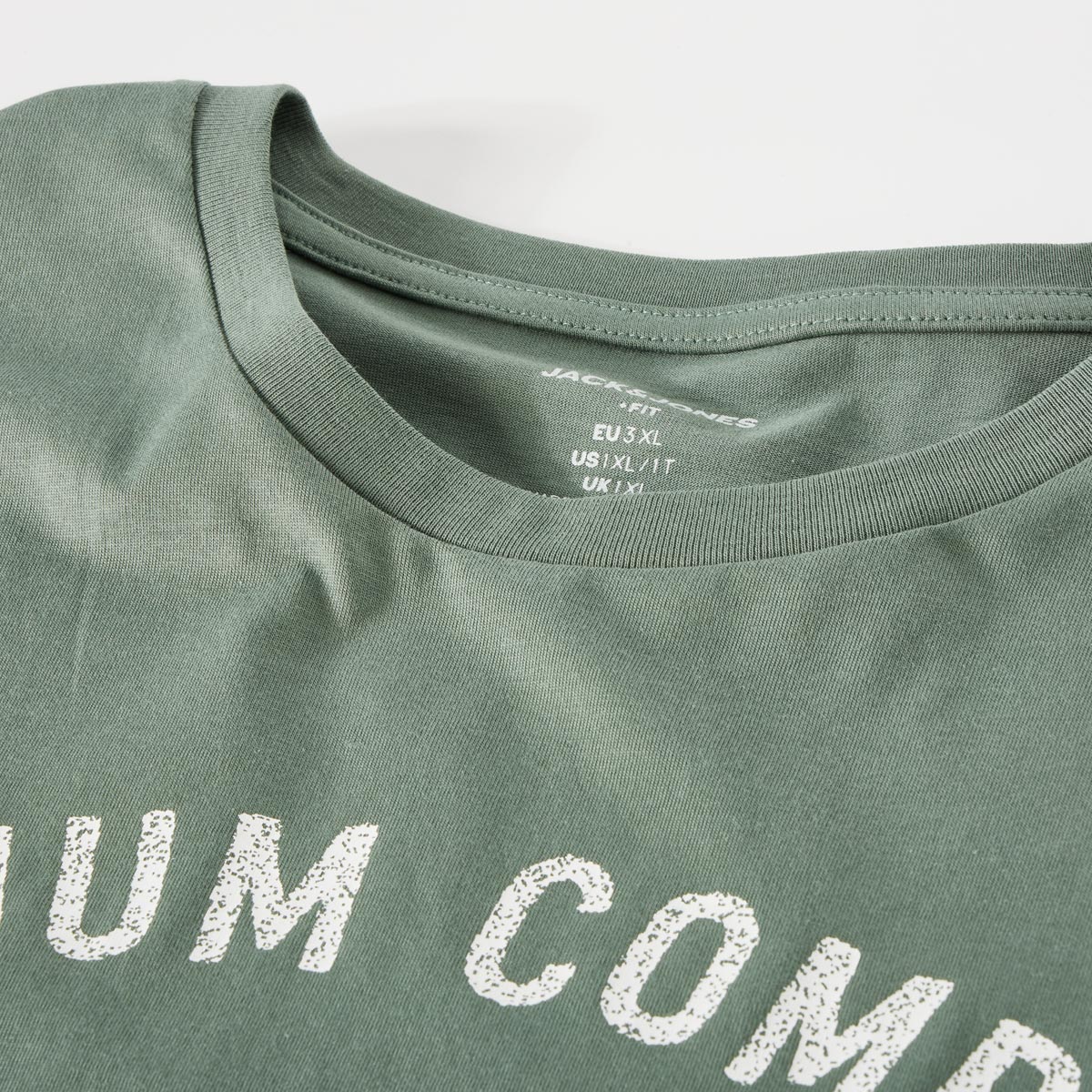 Jack&Jones T-Shirt mit Label-Print oliv