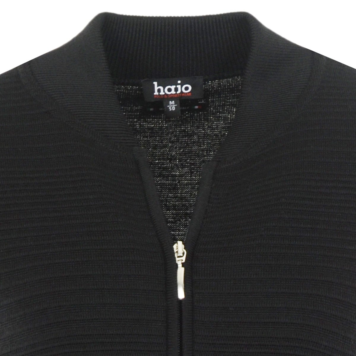 Hajo Strickjacke aus Wollmischung Farbe schwarz Größe: 5XL günstig online kaufen