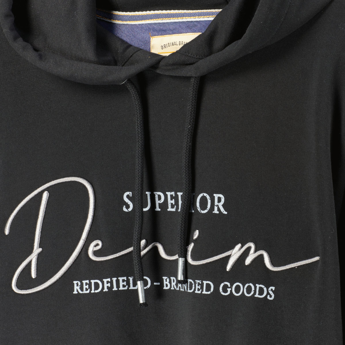 Redfield Hoodie aus Baumwoll-Mix schwarz