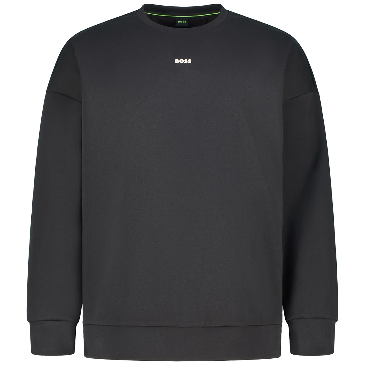 BOSS Sweatshirt aus Materialmix Farbe schwarz Größe: 4XL günstig online kaufen