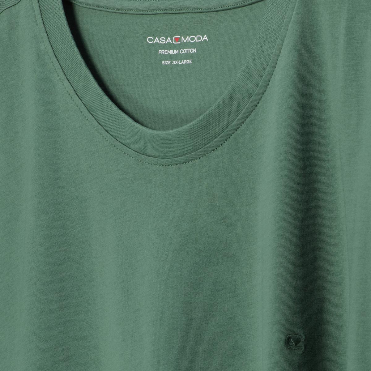 CASA MODA T-Shirt aus Baumwolle grün