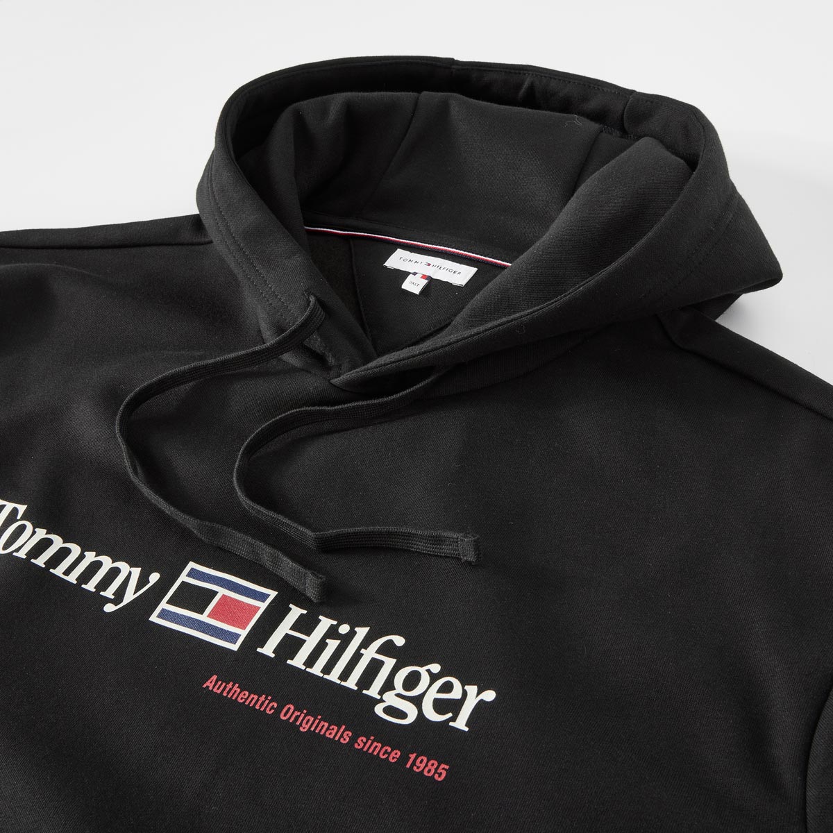 Tommy Hilfiger Hoodie mit Label-Print schwarz