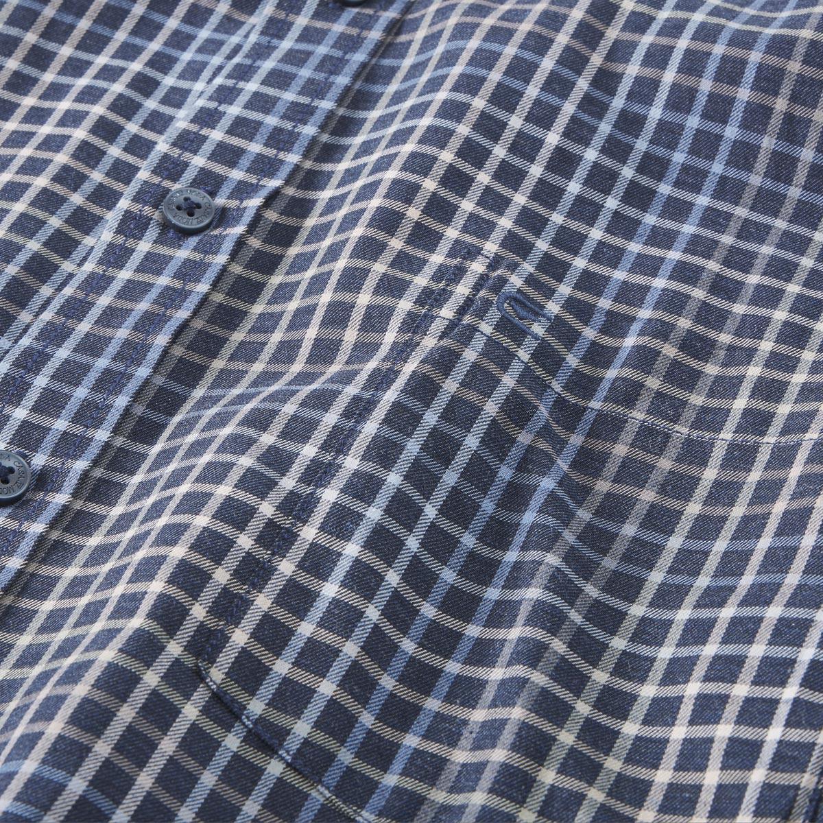 CASA MODA Kariertes Freizeithemd blau