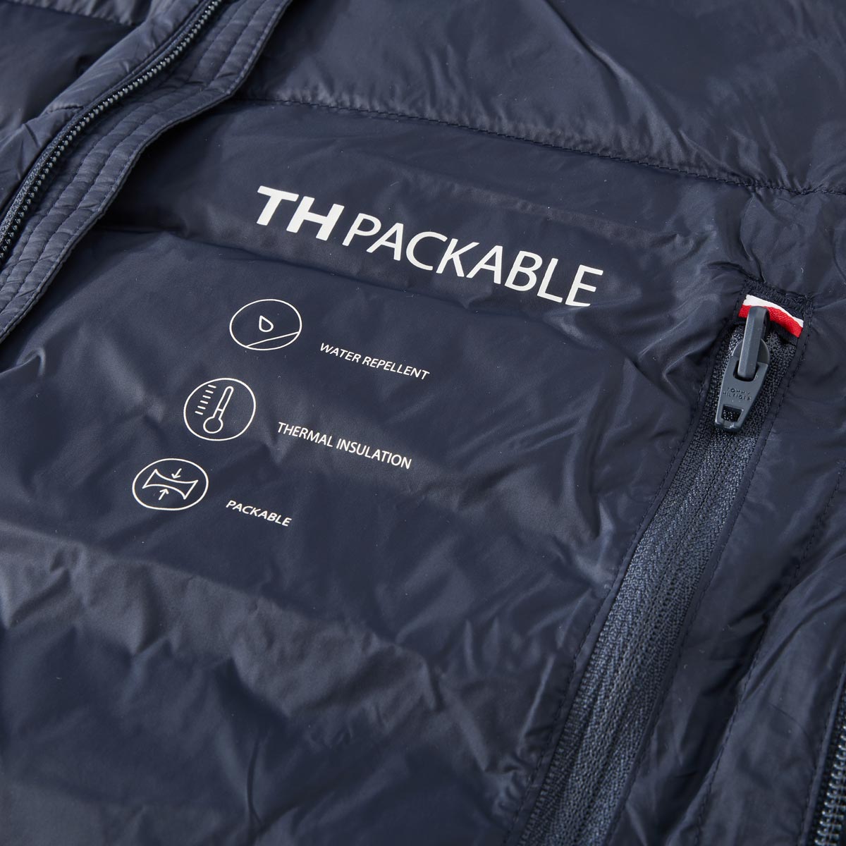 Tommy Hilfiger Steppweste, wasserabweisend, packbar marine