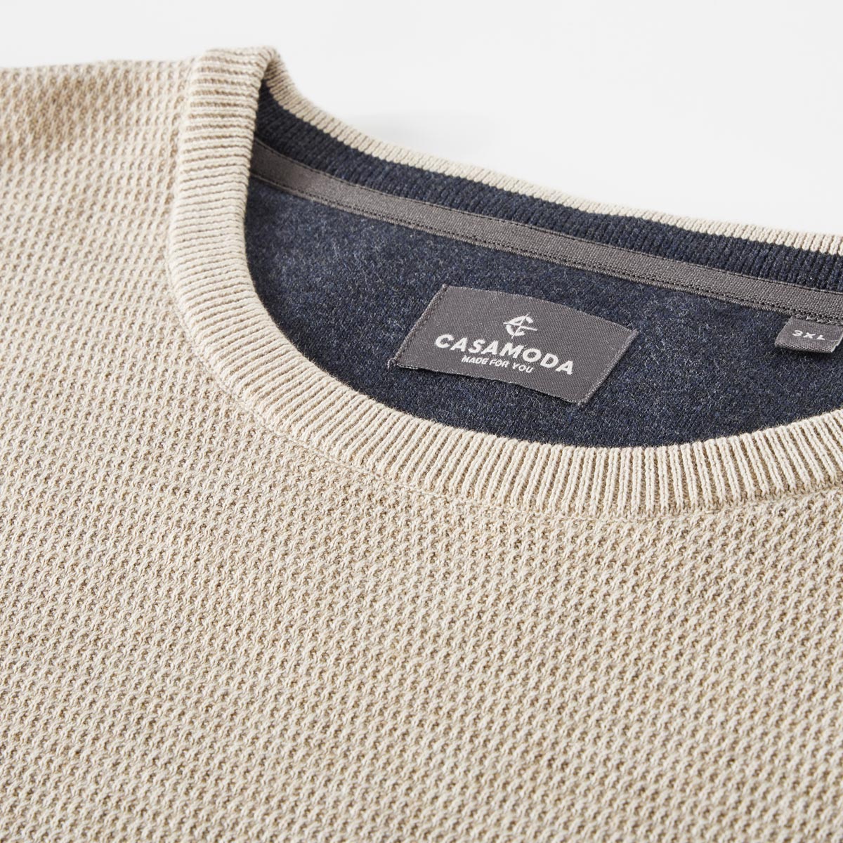 CASA MODA Strickpullover beige