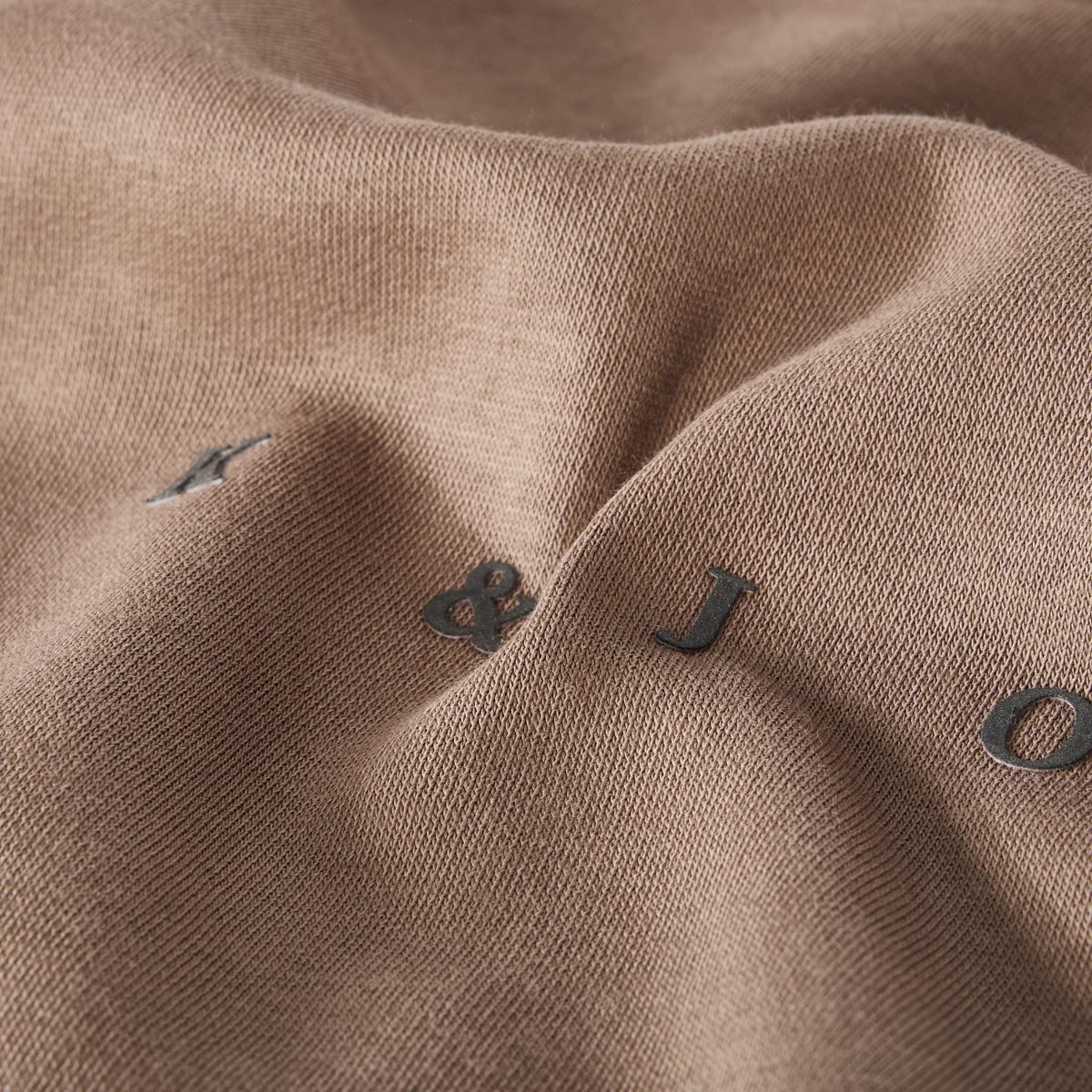 Jack&Jones Hoodie aus Baumwolle mittelbraun