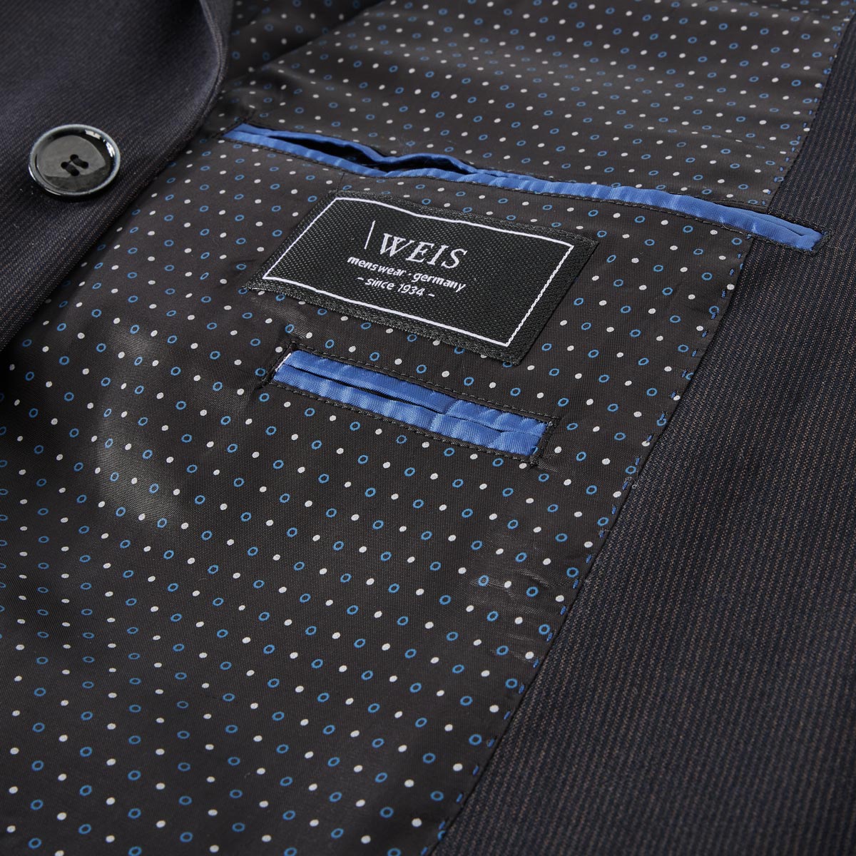 Weis Anzugsakko mit Stretch, knitterfrei braun