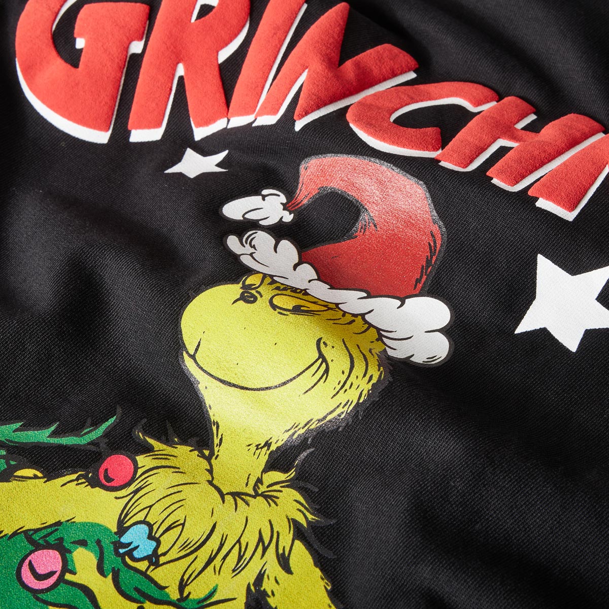 North Sweatshirt mit „Grinchmas“ Motiv-Print schwarz