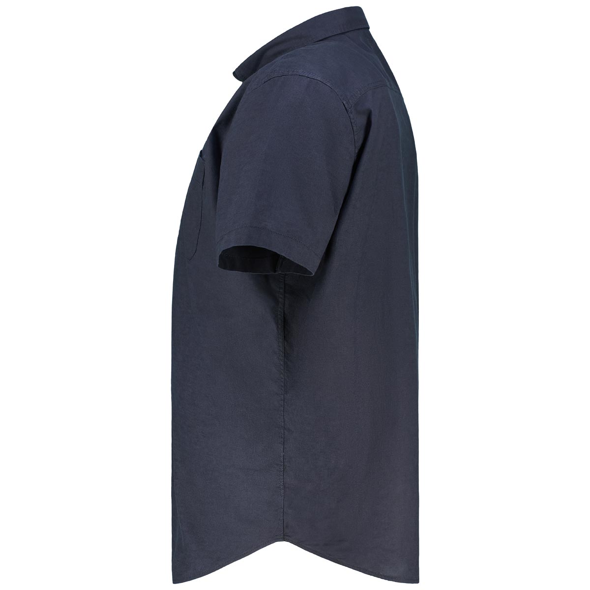 camel active Freizeithemd mit Leinen dunkelblau