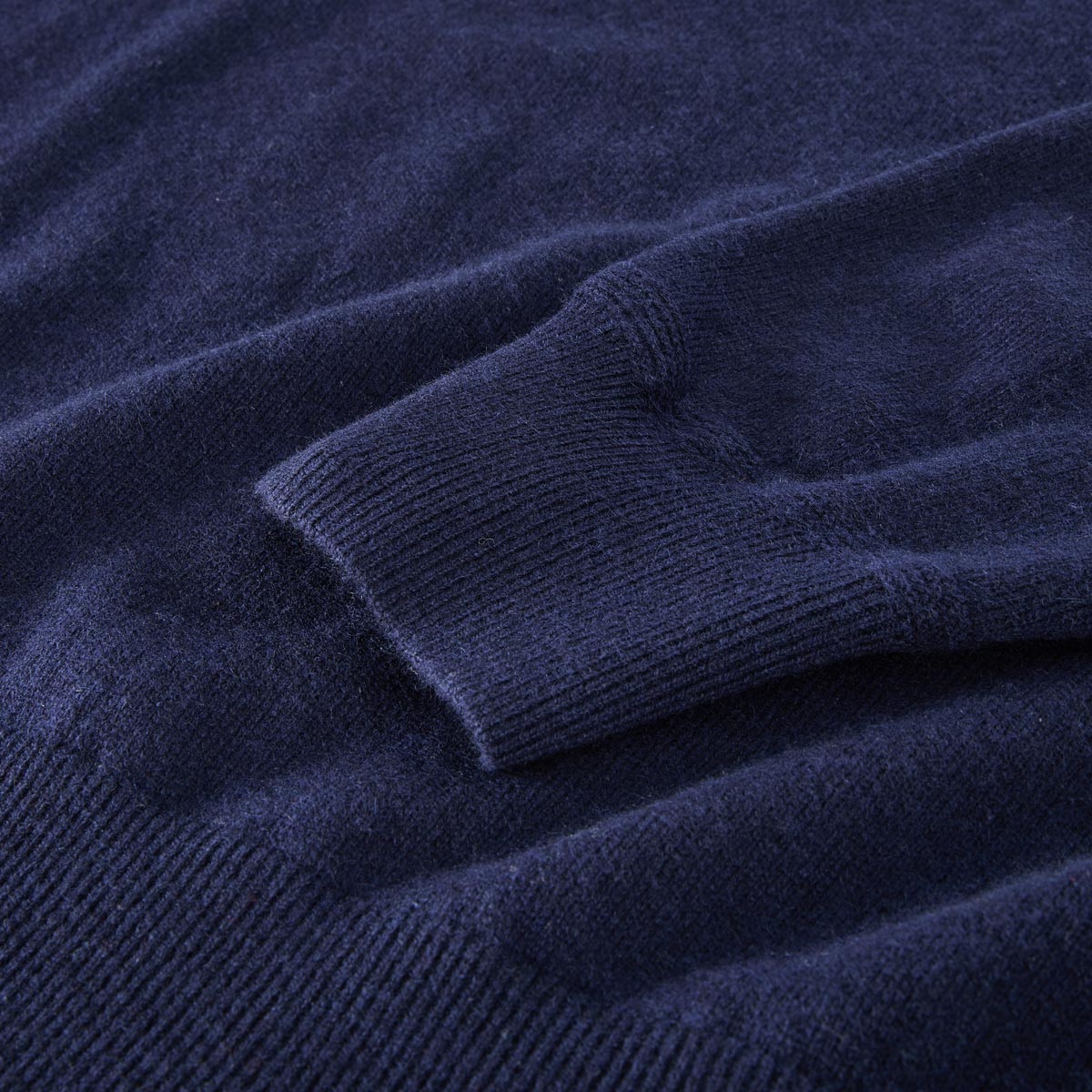 Lerros Strickpullover mit Kaschmir blau