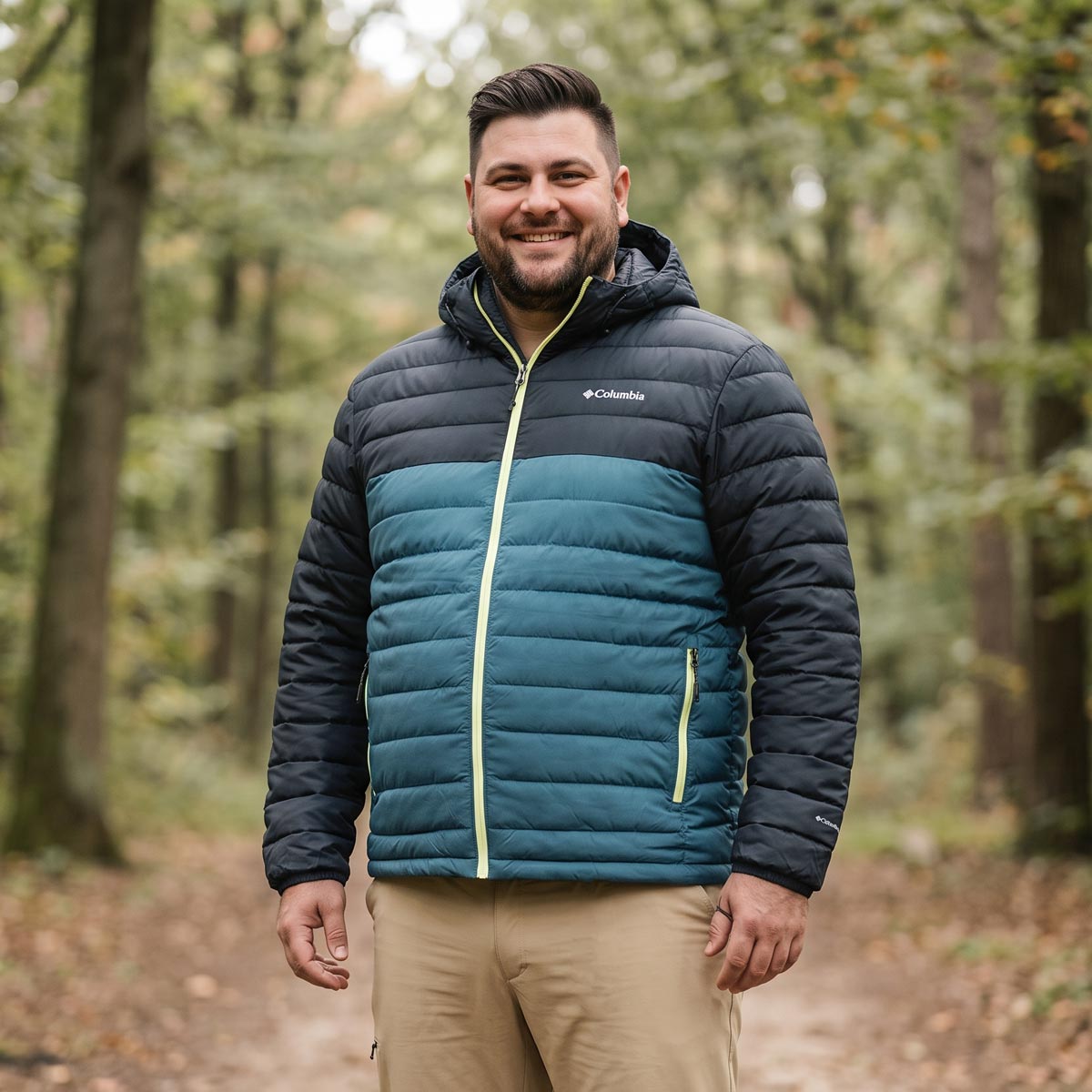 Columbia Wattierte Steppjacke mit Omni-Heat® Reflective-Futter petrol