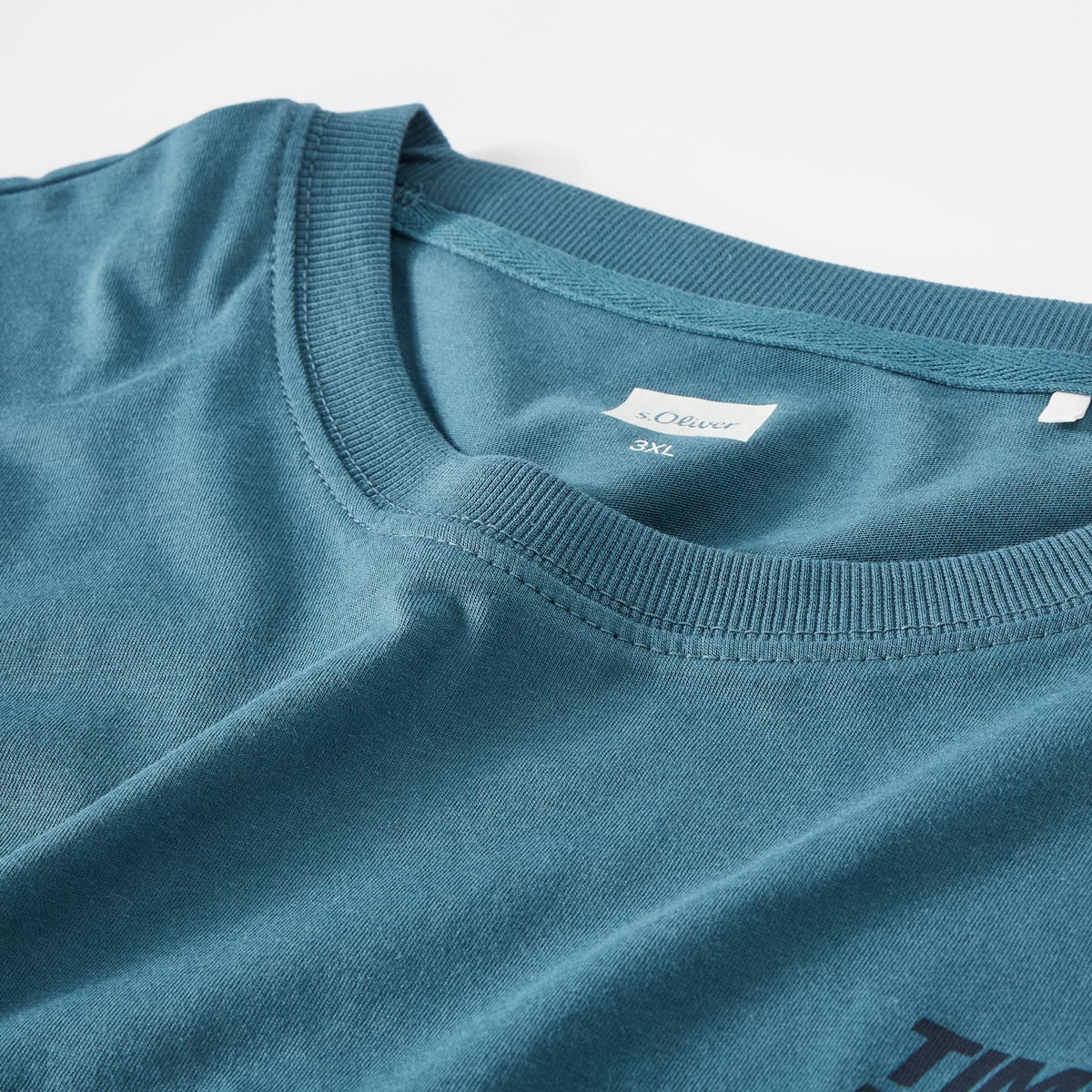 s.Oliver T-Shirt aus Jersey blau