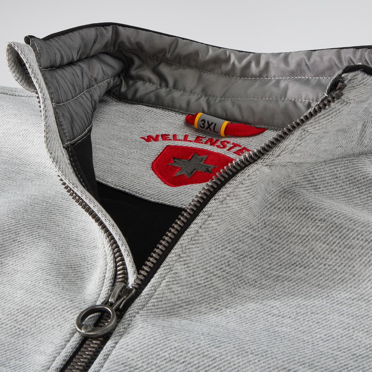 Wellensteyn Softshelljacke "TAMM", windabweisend und atmungsaktiv hellgrau