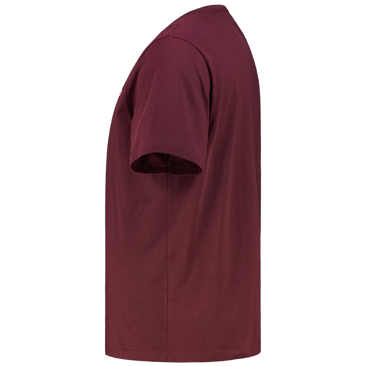 LACOSTE T-Shirt aus Baumwolljersey dunkelrot