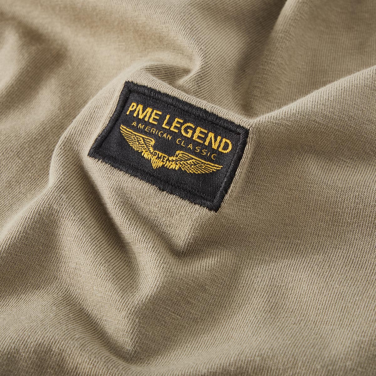 PME LEGEND T-Shirt mit Elasthan grau