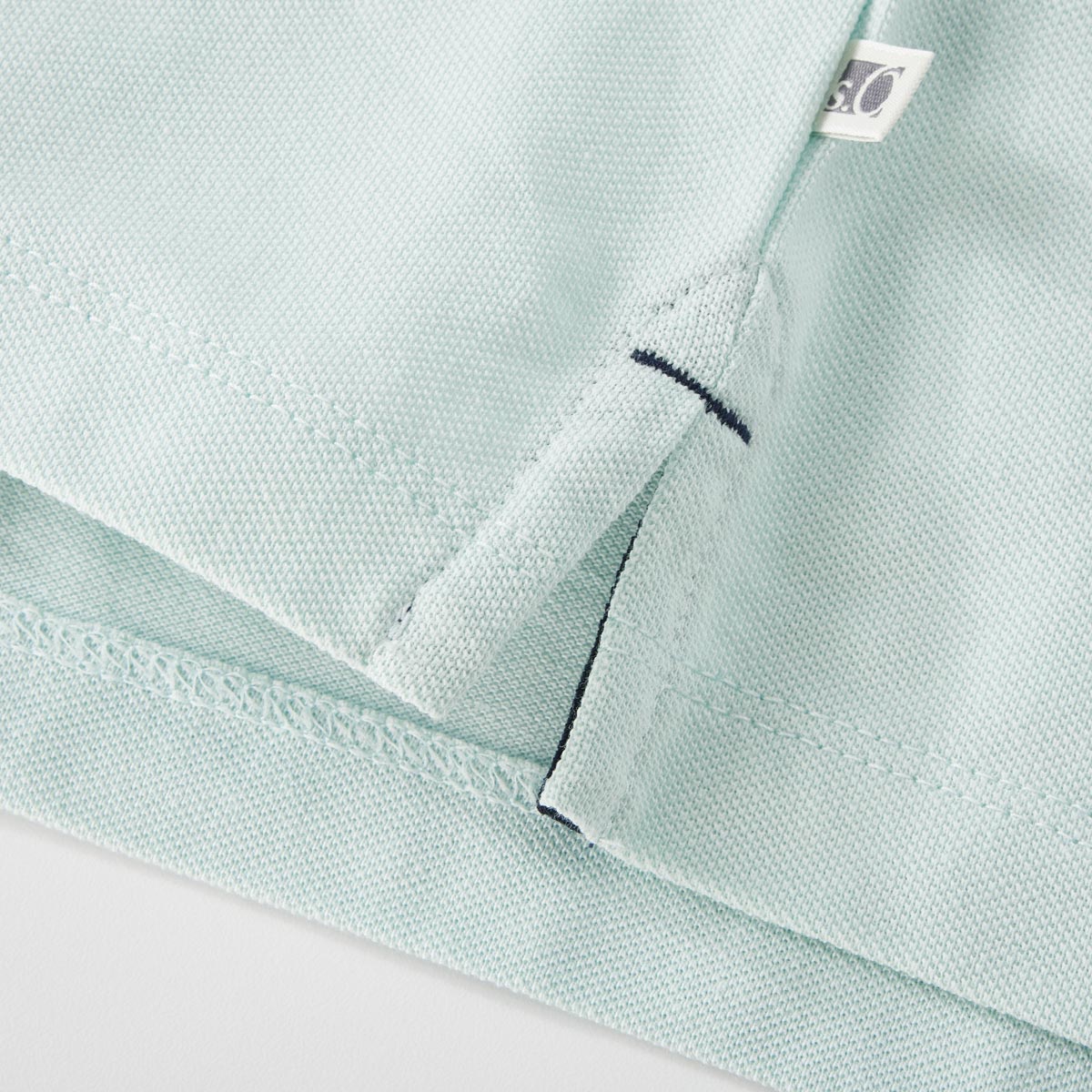 s.Oliver Poloshirt mit Motiv-Print türkis