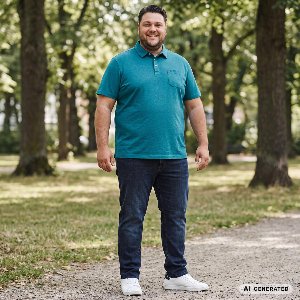 Pioneer Stretch-Jeans "Peter", Loose Fit jeansblau