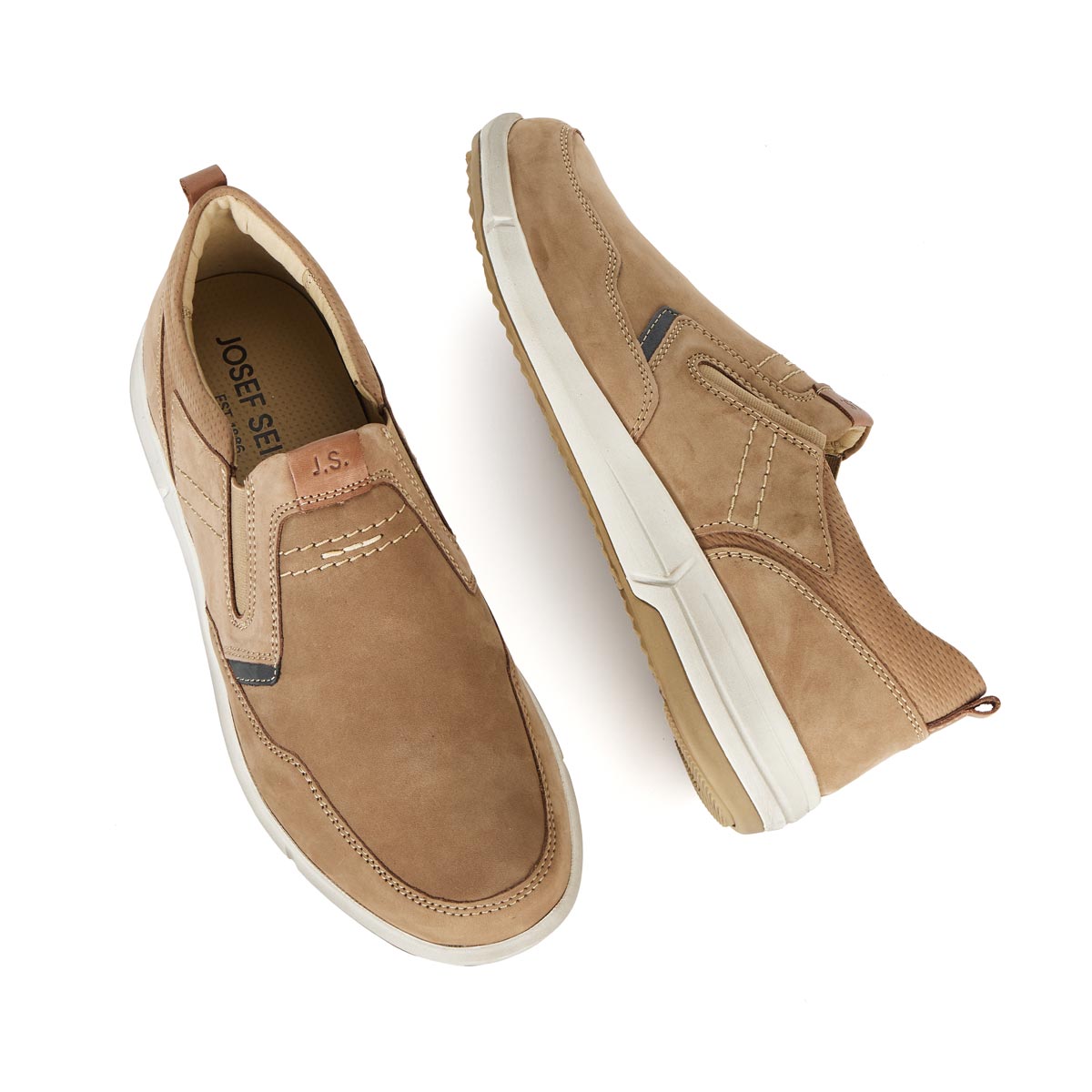 JOSEF SEIBEL Halbschuh "Enrico 04"; Wechselfußbett hellbraun