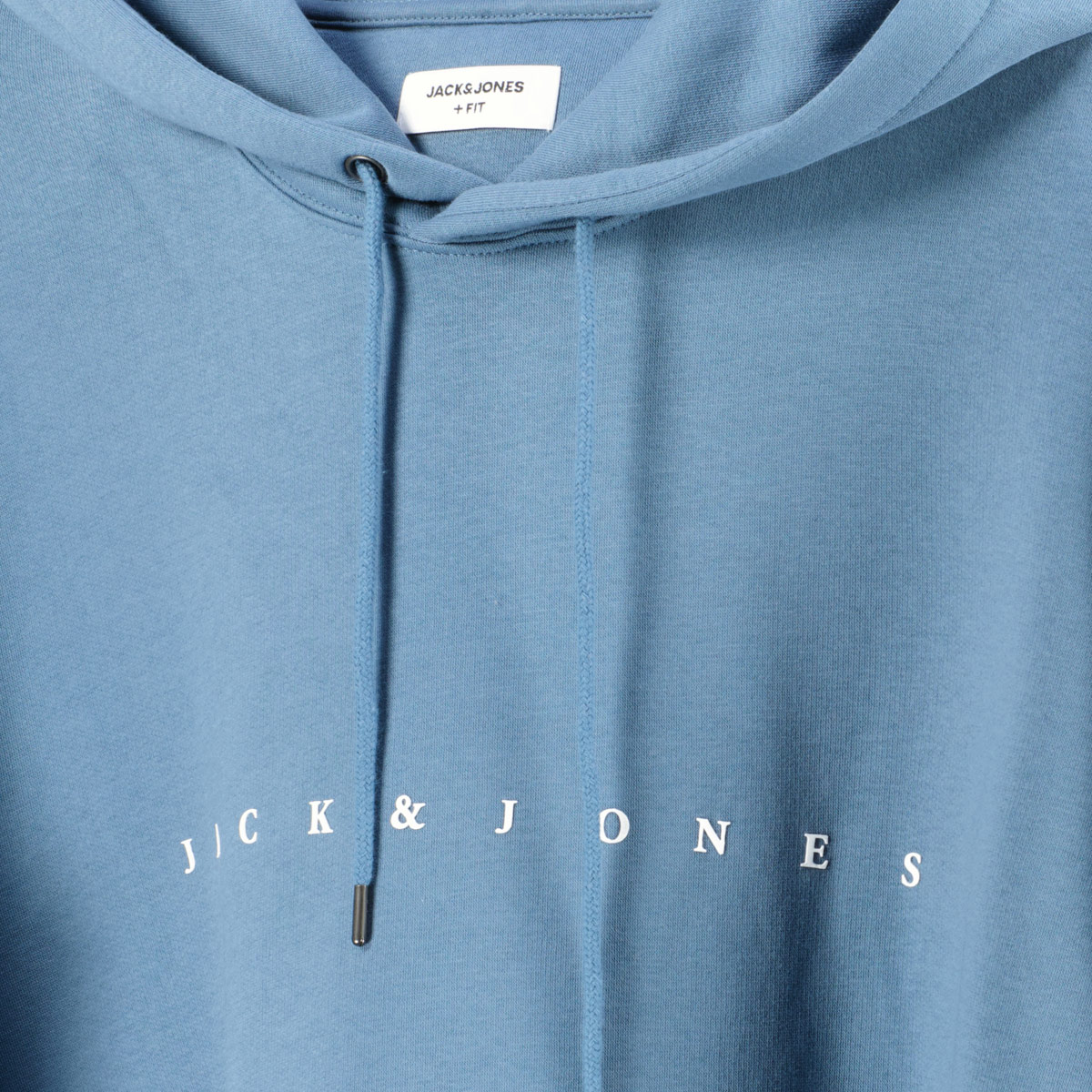 Jack&Jones Hoodie mit Label-Print blau