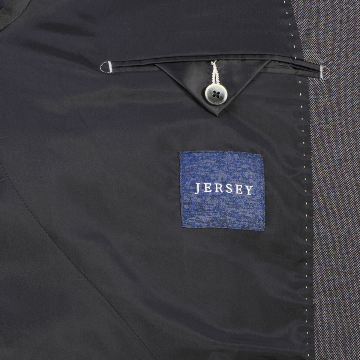 Digel Jersey-Sakko mit Stehkragen grau