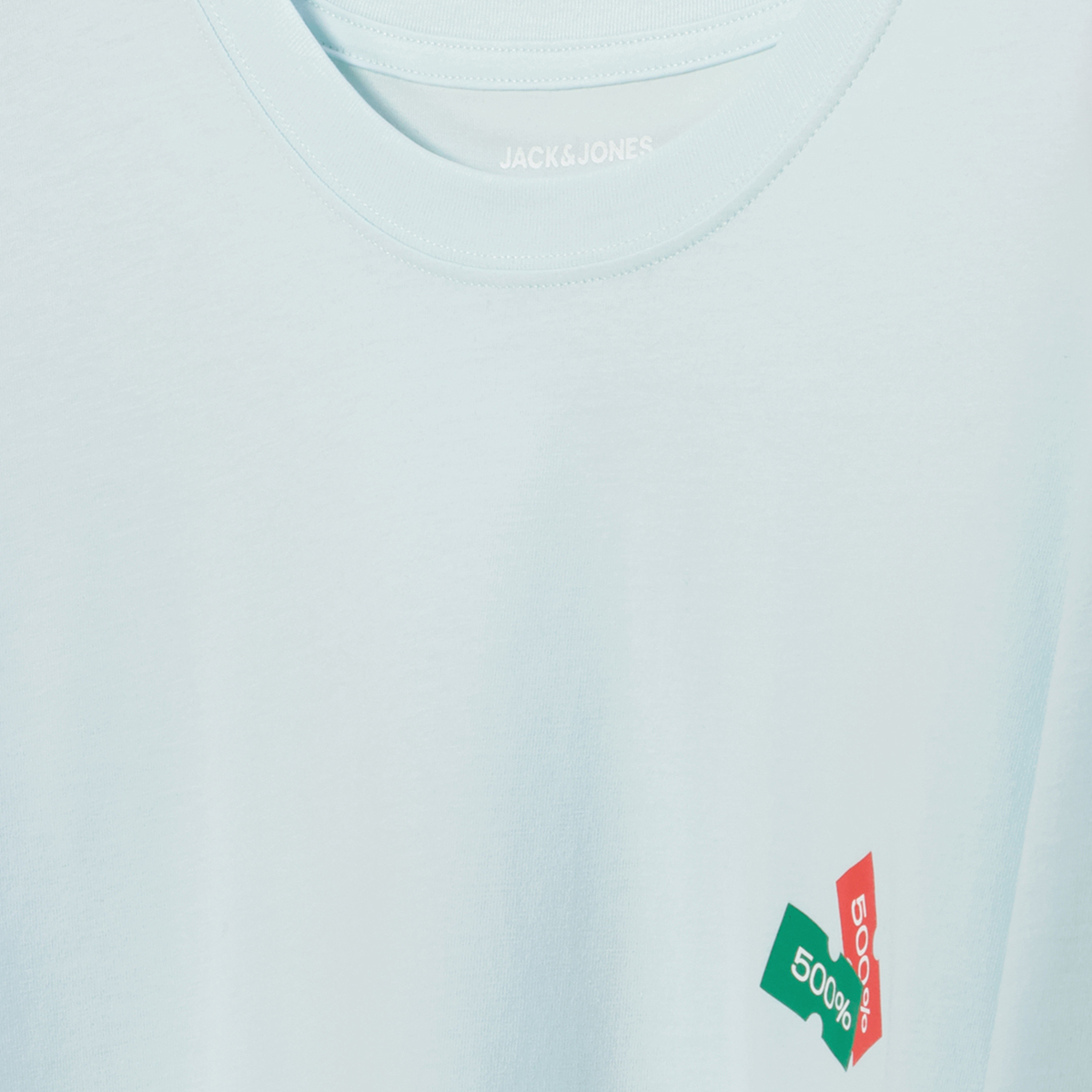 Jack&Jones T-Shirt mit Print auf Vorder- und Rückseite mint