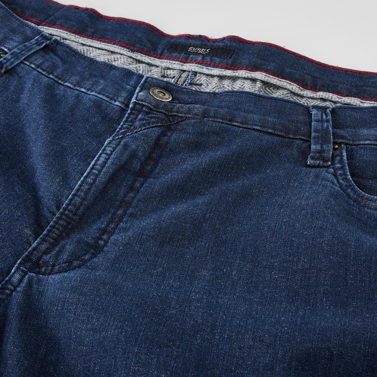 Eurex by Brax Thermo-Jeans "Luke" mit Stretch, Tapered Fit blau