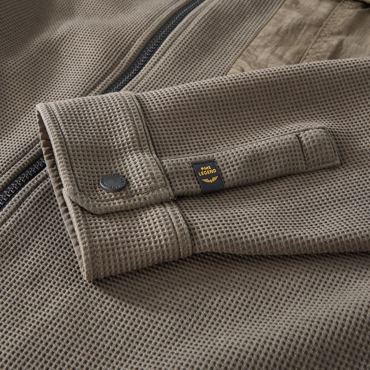 PME LEGEND Overshirt mit Stretch anthrazit
