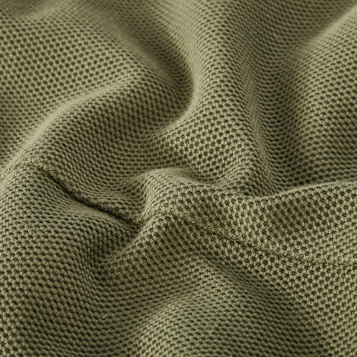 camel active Sweatjacke aus Baumwolle oliv