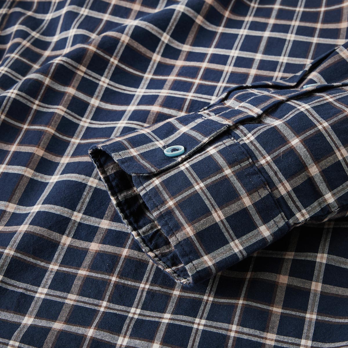 s.Oliver Freizeithemd mit Stretch blau