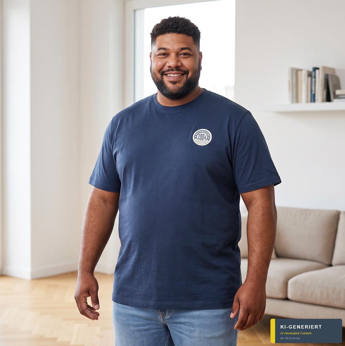 Pfundskerl T-Shirt aus Baumwolle oliv