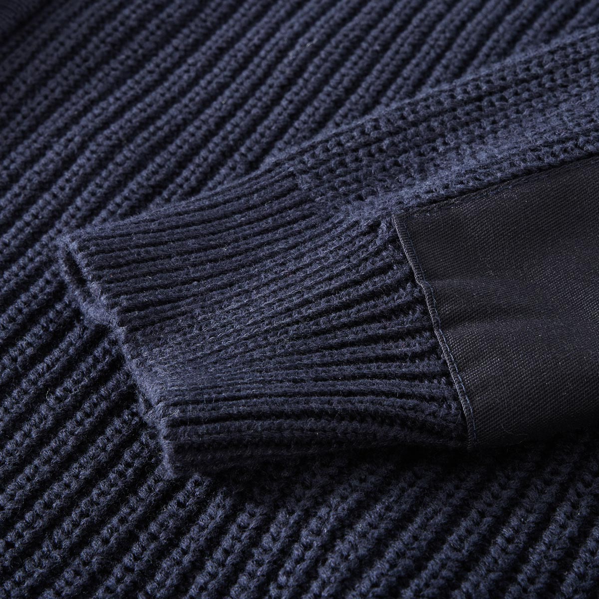 North Strickjacke aus Baumwolle blau