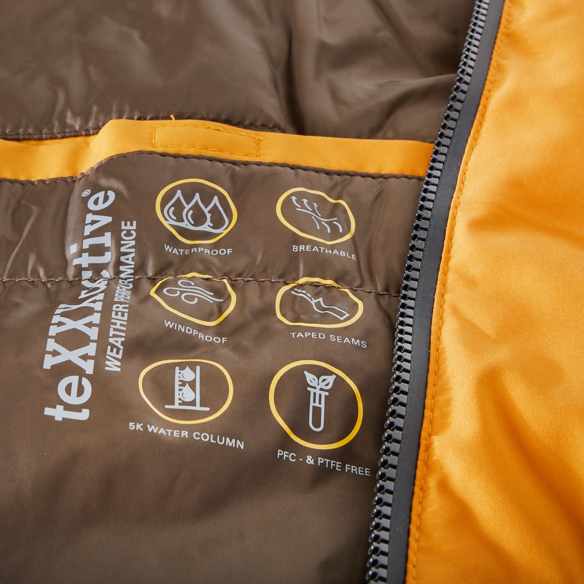 camel active Parka, wind- und wasserdicht orange