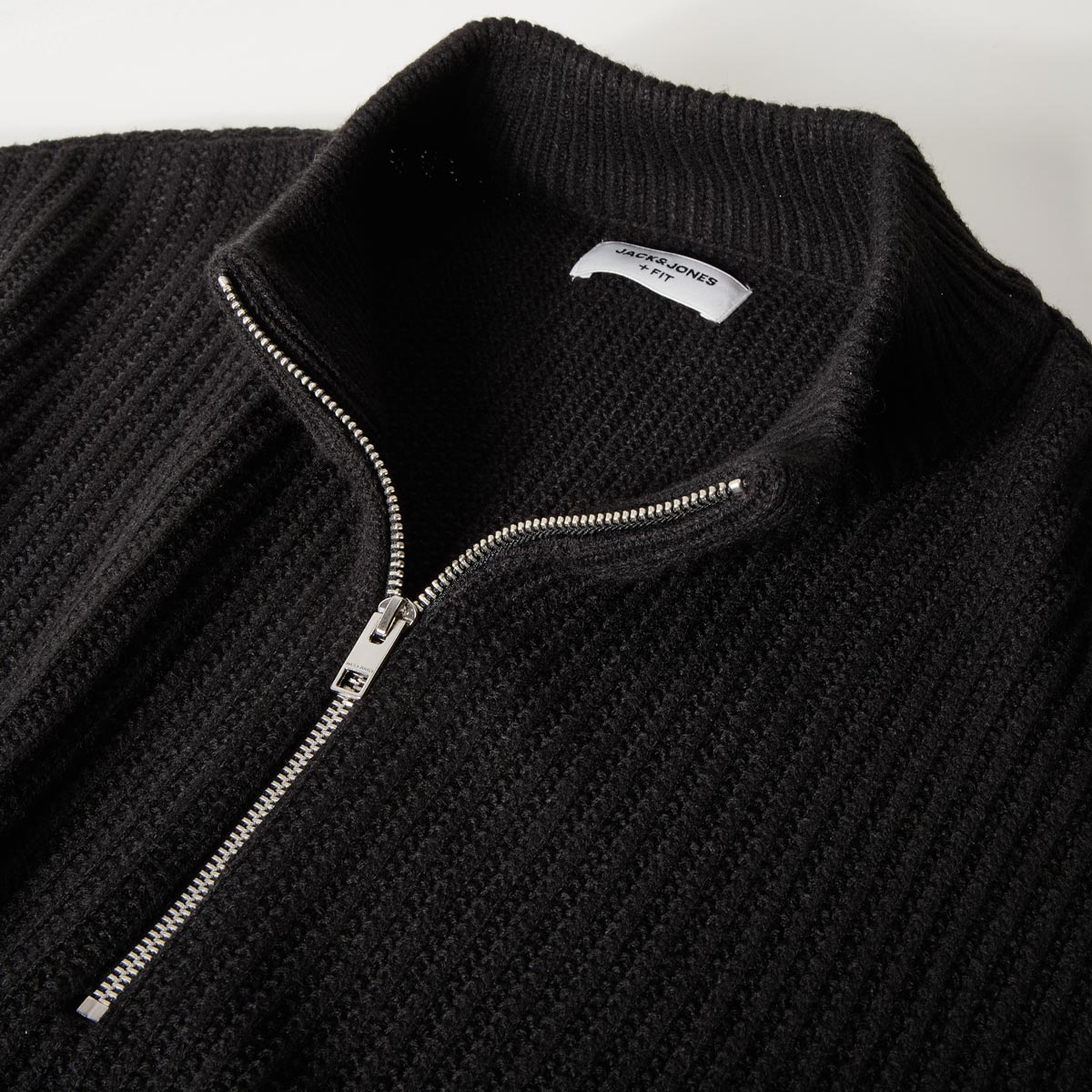 Jack&Jones Troyer mit Biobaumwolle schwarz