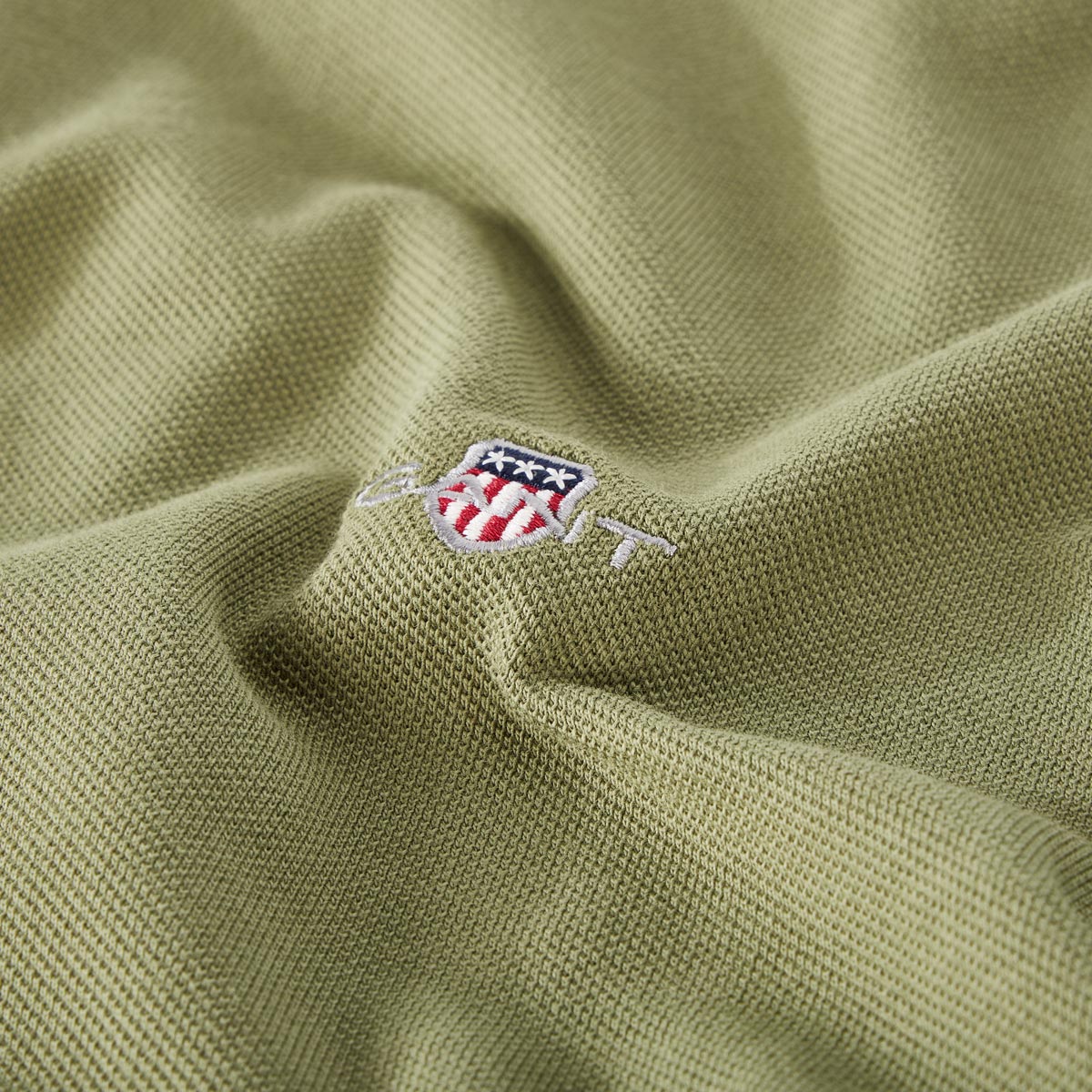 Gant Poloshirt aus Baumwoll-Piqué grün