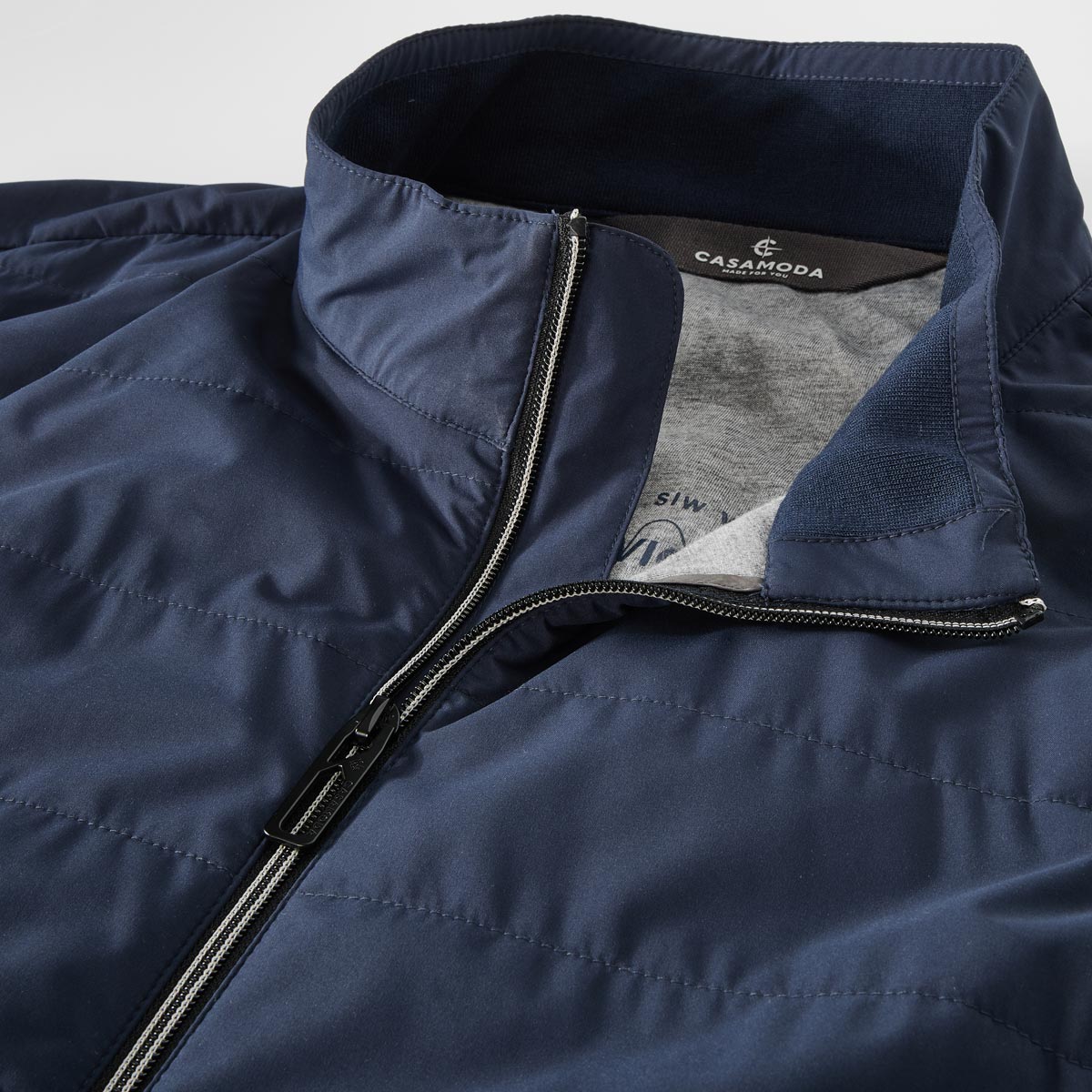 CASA MODA Leichte Weste, wasser- und windabweisend dunkelblau